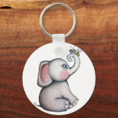Baby olifant met Sleutelhanger bij bijen (Voorkant)