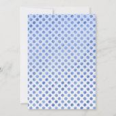 Baby Olifant Met Zangvogel Baby Shower Kaart (Achterkant)