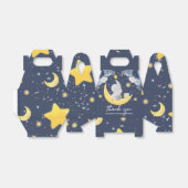 Baby Olifant op Maan Verjaardag I Baby shower Bedankdoosjes (Uitgevouwen)