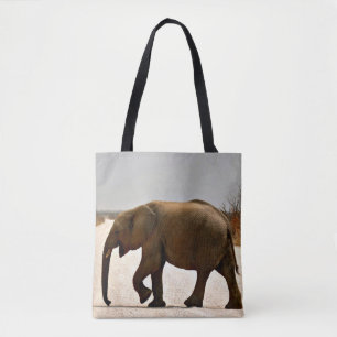 Baby Olifant op Stofpad Tote Bag
