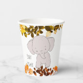 Baby Olifant Papieren Bekers (Voorkant)