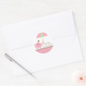 Baby Olifant paraplu dank u Sticker (Envelop)