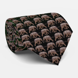 Baby Olifant Razernij Stropdas (Groen/Zwart)