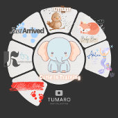 Baby olifant romper