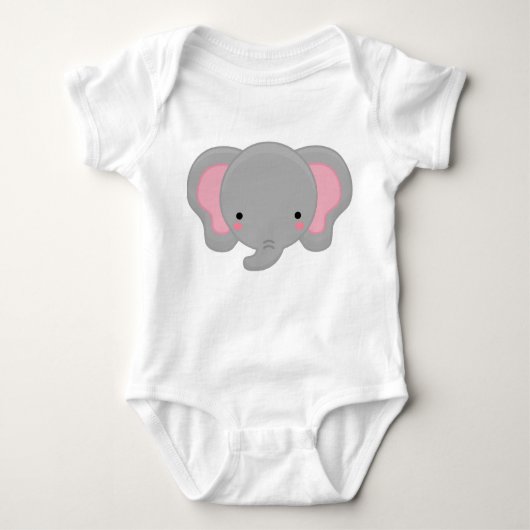 baby olifant romper (Voorkant)