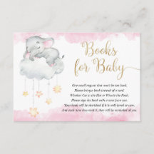 Baby olifant roze gouden sterren boeken voor baby