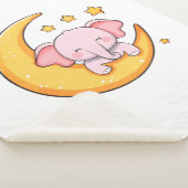 Baby olifant sherpa deken (3/4)
