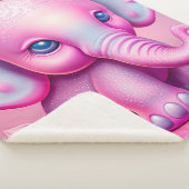 "Baby olifant" Sherpa Deken (3/4)