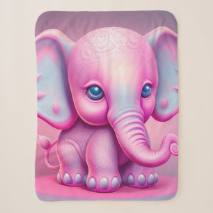 "Baby olifant" Sherpa Deken