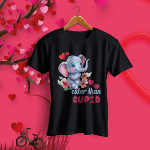 Baby olifant-snijder dan cupid-Funny Valentijn T-shirt