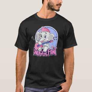 Baby Olifant Speelt Gitaar - Heavy Metal, Hardrock T-shirt