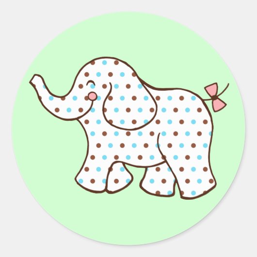 Baby Olifant Stickers (Voorkant)