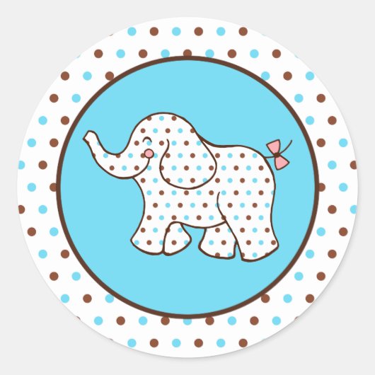 Baby Olifant Stickers (Voorkant)