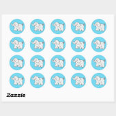 Baby Olifant Stickers (Vel)