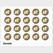 Baby Olifant Stickers (Vel)