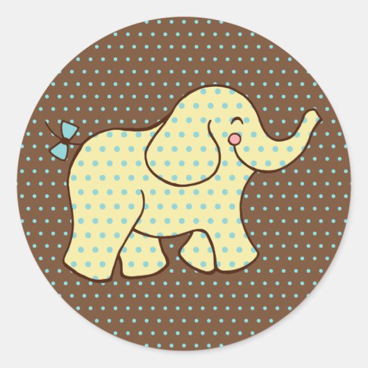 Baby Olifant Stickers (Voorkant)