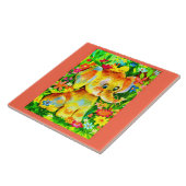 baby olifant tegeltje (Zijkant)