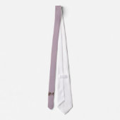 Baby Olifant Tie (Stoffig Roze) Stropdas (Achterkant)