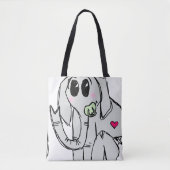 baby olifant tote bag (Voorkant)