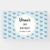 Baby Olifant Verjaardag Welkom Spandoek (Horizontaal)