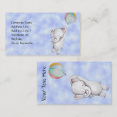 Baby olifant Visitekaartje (Voorkant / Achterkant)