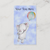 Baby olifant Visitekaartje (Achterkant)