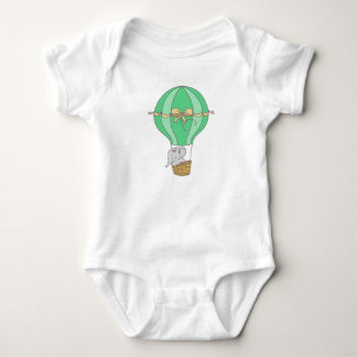 Baby Olifant Vliegt in Ballon Geslacht Neutraal Romper