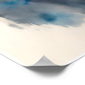 Baby Olifant Waterverf Kwekerij Wall Art Poster (Hoek)