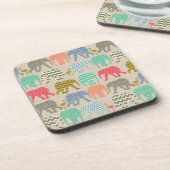 baby olifanten en vlammen drankjes onderzetter (Linkerzijde)