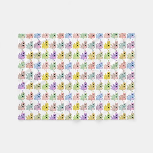 Baby olifanten fleece deken (Voorkant (Horizontaal))