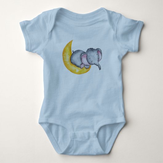 Baby olifanten in de lucht romper (Voorkant)