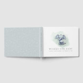 Baby olifantenbaby shower gastenboek (Volledig)