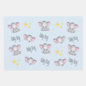 baby olifantenbabydouche inpakpapier vel (Voorkant 2)