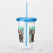 Baby-olifantenschilderij Acryl Drinkbeker (Rechts)