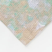 Baby olifantenschildering fleece deken (Hoek)