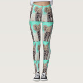 Baby olifantenschildering leggings (Voorkant)