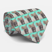 Baby olifantenschildering stropdas (Opgerold)