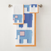 Baby olifantenvrienden bad handdoek (Insitu)