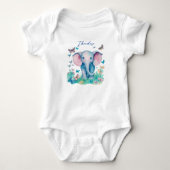Baby Olifantjongen Romper (Voorkant)
