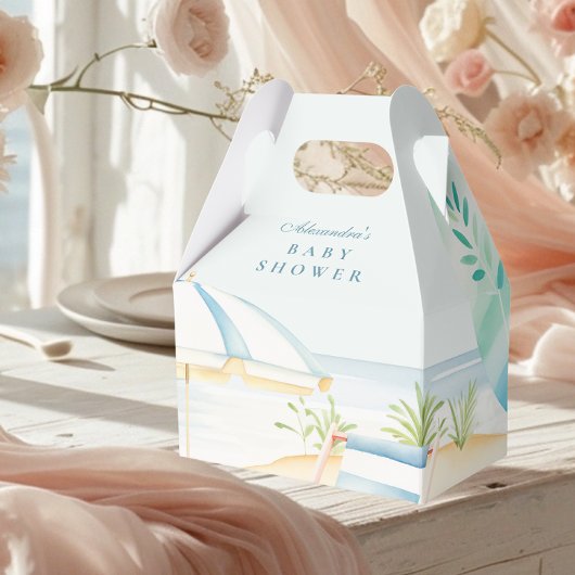 Baby on Board Beach Surf Baby shower Bedankdoosjes