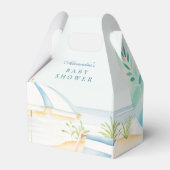 Baby on Board Beach Surf Baby shower Bedankdoosjes (Voorkant Zijde)