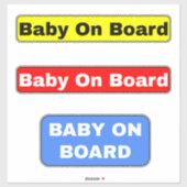 Baby on Board Bordjes - Auto Sticker (Vel)