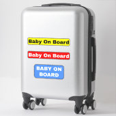 Baby on Board Bordjes - Auto Sticker (Koffer)