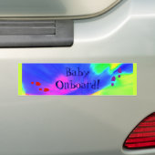 "Baby On-board" Bumpersticker (Op auto)