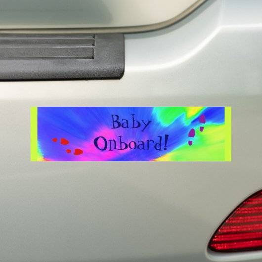 "Baby On-board" Bumpersticker (Op auto)