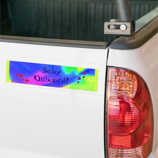 "Baby On-board" Bumpersticker (Op Truck)