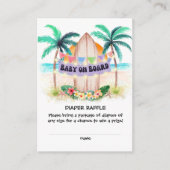 Baby on Board Diaper Raffle Informatiekaartje (Voorkant)