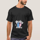 Baby On Board Saying Baby Belly Birth Pregnancy T-shirt (Voorkant)