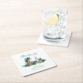 Baby On Board Surf Beach Baby Shower Kartonnen Onderzetters (Insitu)