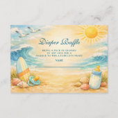 Baby On Board Surf Diapper Raffle Informatiekaartje (Voorkant)